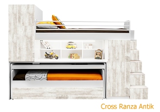 Cross Ranza (MDF) Antik Beyaz